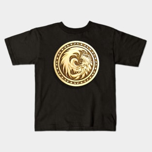 Phoenix Coin gold Kids T-Shirt